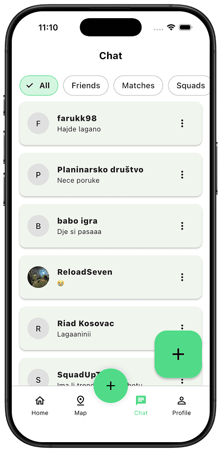 Group & private messaging