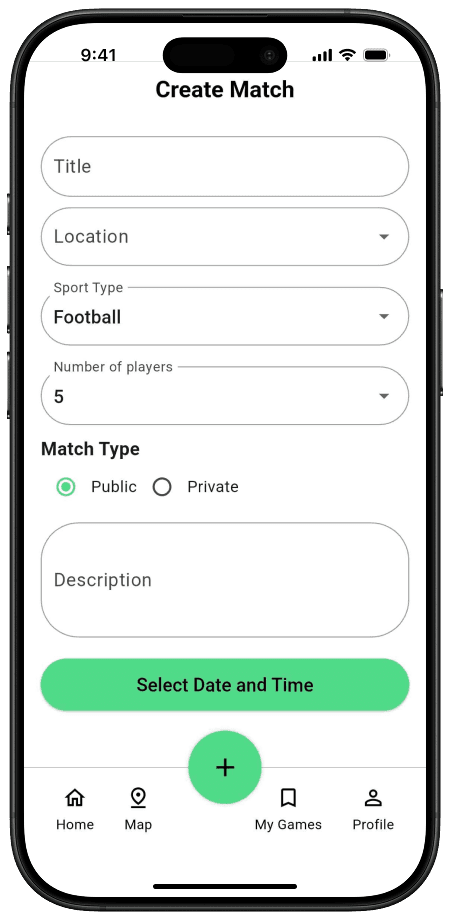 Create & manage matches