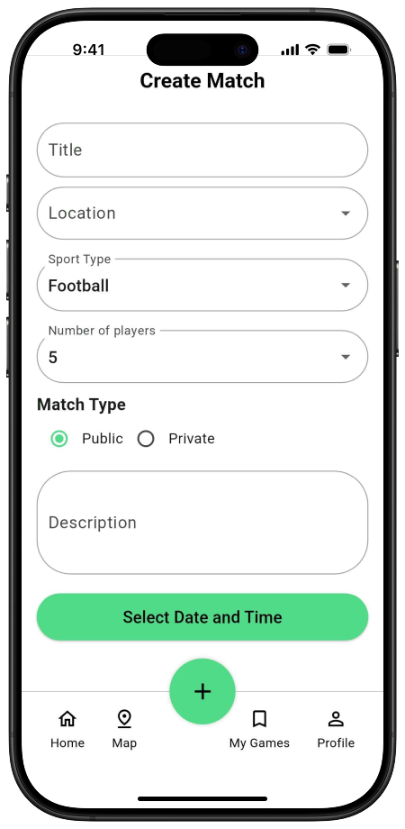 Create & Manage Matches